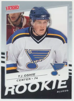 2008-09 VICTORY - T.J. OSHIE #338 ROOKIE