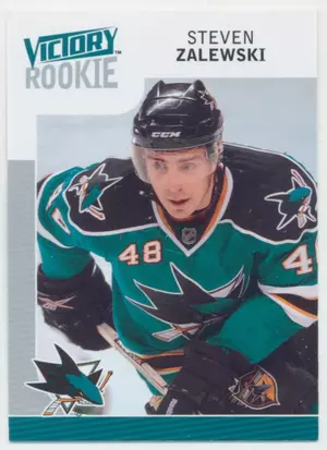 2009-10 VICTORY - STEVEN ZALEWSKI #328 ROOKIE