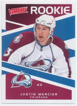 2010-11 VICTORY - JUSTIN MERCIER #209 ROOKIE