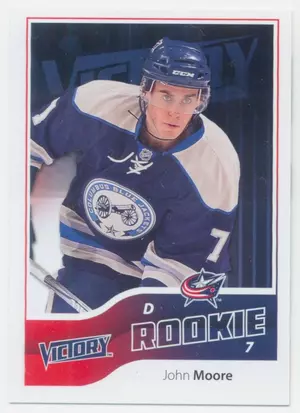 2011-12 VICTORY - JOHN MOORE #210 ROOKIE