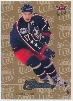 2007-08 FLEER ULTRA - GILBERT BRULE #143 GOLD MEDALLION