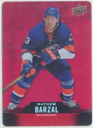 2020-21 TIM HORTONS - MATHEW BARZAL #DC-7 RED DIE CUTS
