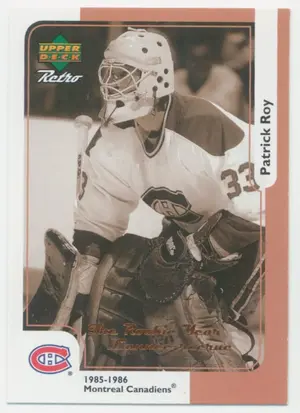 1999-00 McDONALD'S - PATRICK ROY #McD-15R THE ROOKIE YEAR
