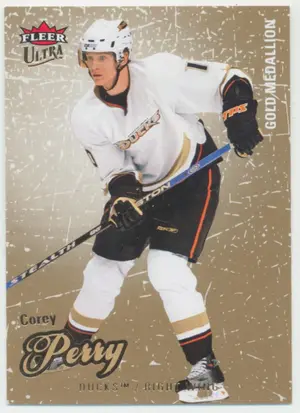 2008-09 FLEER ULTRA - COREY PERRY #104 GOLD MEDALLION