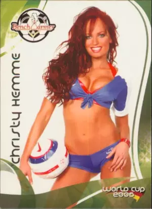 2006 Benchwarmer World Cup - Christy Hemme #H77 SP!