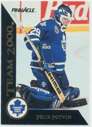 1992-93 PINNACLE (USA) - FELIX POTVIN #5 TEAM 2000