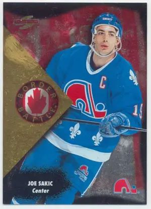1995-96 SCORE - JOE SAKIC #4 BORDER BATTLE