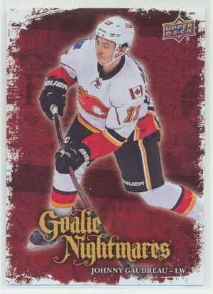2016-17 UPPER DECK - JOHNNY GAUDREAU #GN-5 GOALIE NIGHTMARES