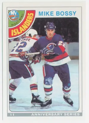 1992-93 O-PEE-CHEE - MIKE BOSSY #11 ANNIVERSARY SERIES
