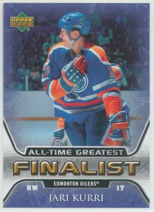 2005-06 UPPER DECK - JARI KURRI #24 ALL-TIME GREATEST FINALIST