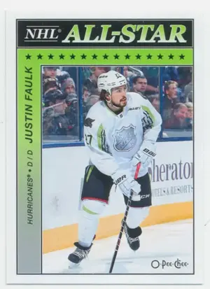 2015-16 O-PEE-CHEE - JUSTIN FAULK #AS-44 ALL-STAR