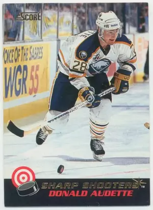 1992-93 SCORE - DONALD AUDETTE #19 SHARP SHOOTERS