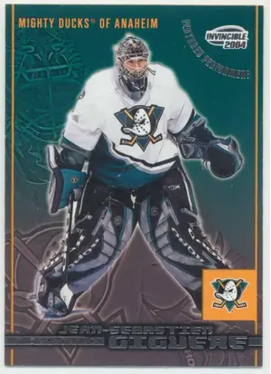 2003-04 INVINCIBLE - JEAN-SEBASTIEN GIGUERE #1 FEATURED PERFORMERS