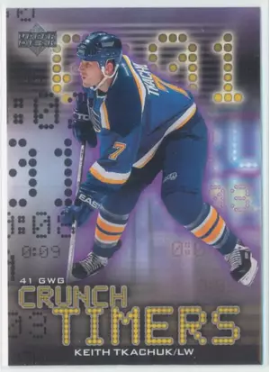 2001-02 UPPER DECK - KEITH TKACHUK #CT12 CRUNCH TIMERS