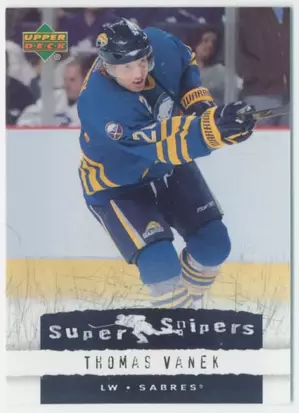 2007-08 UPPER DECK - THOMAS VANEK #SN-14 SUPER SNIPERS