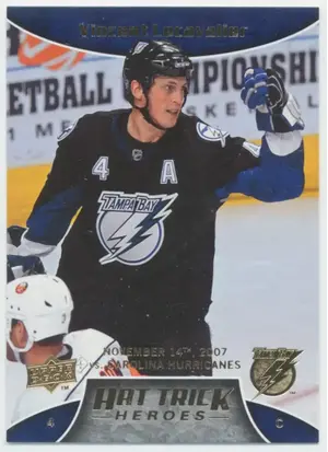 2008-09 UPPER DECK - VINCENT LECAVALIER #HT8 HAT TRICK HEROES