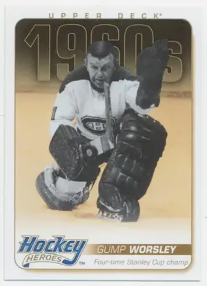 2011-12 UPPER DECK - GUMP WORSLEY #HH24 HOCKEY HEROES
