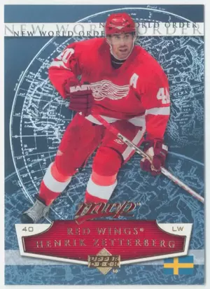 2007-08 MVP - HENRIK ZETTERBERG #NW8 NEW WORLD ORDER