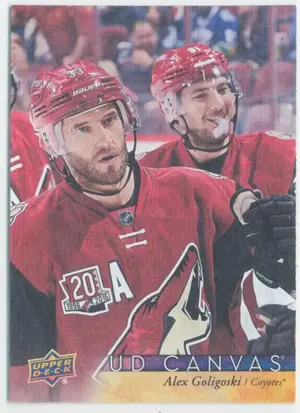 2017-18 UPPER DECK - ALEX GOLIGOSKI #C4 CANVAS