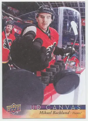 2017-18 UPPER DECK - MIKAEL BACKLUND #C13 UD CANVAS