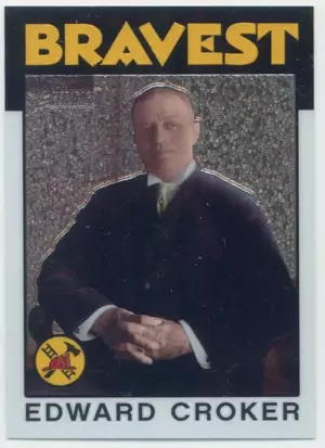 2009 Topps Heritage - Edward Croker #C34 American Heroes Edition Chrome 1522/1776