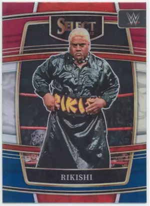 2022 Select WWE - Rikishi #46 Concourse Red and Blue Prizm Parallel