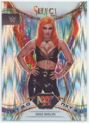 2022 Select WWE - Gigi Dolin #1 Silver Flash Prizm Parallel