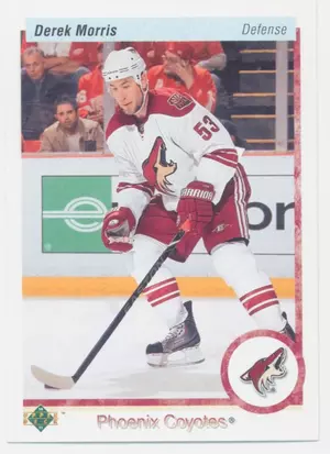 2010-11 UPPER DECK - DEREK MORRIS #54 20TH ANNIVERSARY