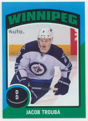 2014-15 O-PEE-CHEE - JACOB TROUBA #ST-34 STICKERS