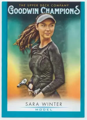 2021 Goodwin Champions - Sara Winter #58 Turquoise Parallel