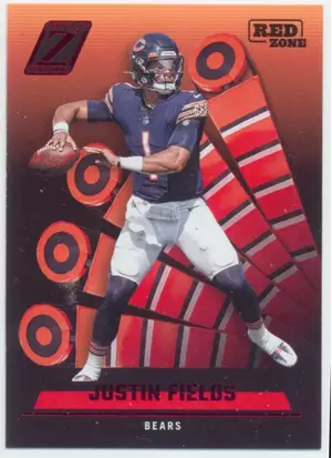 2022 Zenith - Justin Fields #40 Red Zone Parallel
