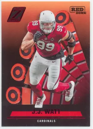2022 Zenith - J.J. Watt #91 Red Zone Parallel