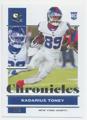 2021 Chronicles - Kadarius Toney #67 RC
