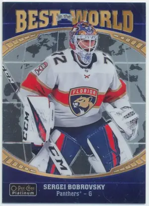 2019-20 O-PEE-CHEE PLATINUM - SERGEI BOBROVSKY #BW-4 BEST IN THE WORLD