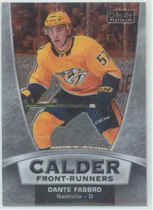 2019-20 O-PEE-CHEE PLATINUM - DANTE FABBRO #CF-11 CALDER FRONT-RUNNERS