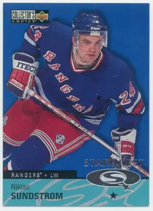 1997-98 COLLECTOR'S CHOICE - NIKLAS SUNDSTROM #SQ41 STARQUEST