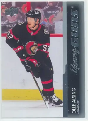 2021-22 UPPER DECK - OLLIE ALSING #203 YOUNG GUNS