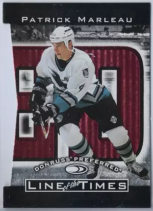 1997-98 Donruss Preferred Line of the Times #5-C Patrick Marleau (2281/2500)