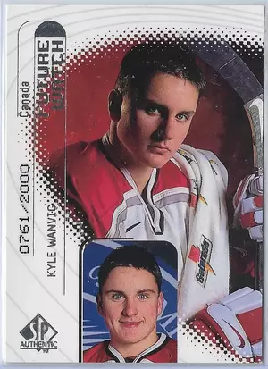 1998-99 SP Authentic (Future Watch) #133 Kyle Wanvig RC (0761/2000)