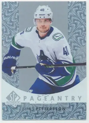 2022-23 SP AUTHENTIC - ELIAS PETTERSSON #P-12 PAGEANTRY