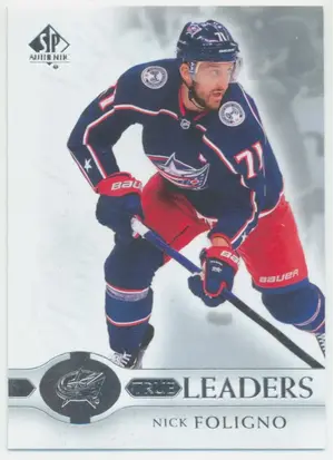 2020-21 SP AUTHENTIC - NICK FOLIGNO #TL-NF TRUE LEADERS