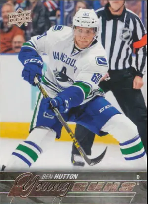 2015-16 UPPER DECK - BEN HUTTON #232 YOUNG GUNS