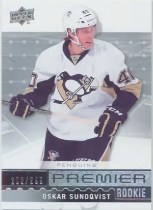 2016-17 PREMIER - OSKAR SUNDQVIST #R-6 PREMIER ROOKIE 202/299