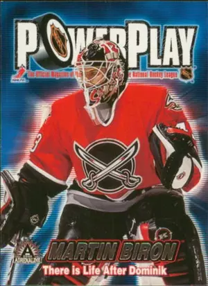 2001-02 ADRENALINE - MARTIN BIRON #5 POWER PLAY