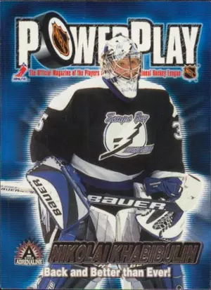 2001-02 ADRENALINE - NIKOLAI KHABIBULIN #33 POWER PLAY