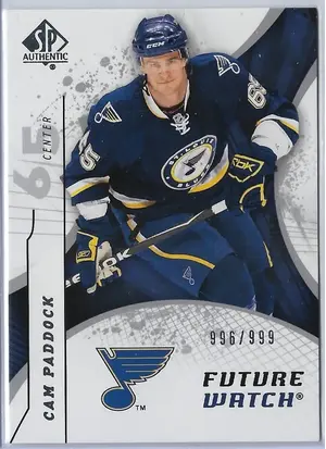 2008-09 SP Authentic (Future Watch) #169 Cam Paddock RC (996/999)
