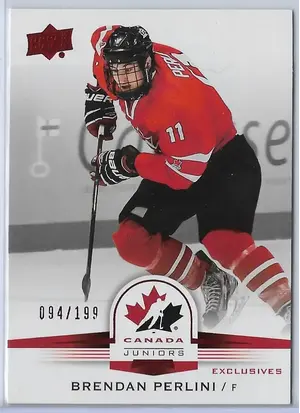 2014 UD Team Canada Exclusives Red #38 Brendan Perlini (094/199)