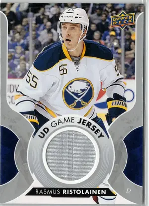 2017-18 UD Rasmus Ristolainen GU Jersey Buffalo Sabres