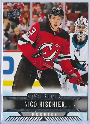 2017-18 Overtime #180 Nico Hischier RC