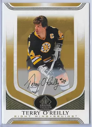 2020-21 SP Signature Edition Legends Gold #84 Terry O'Reilly